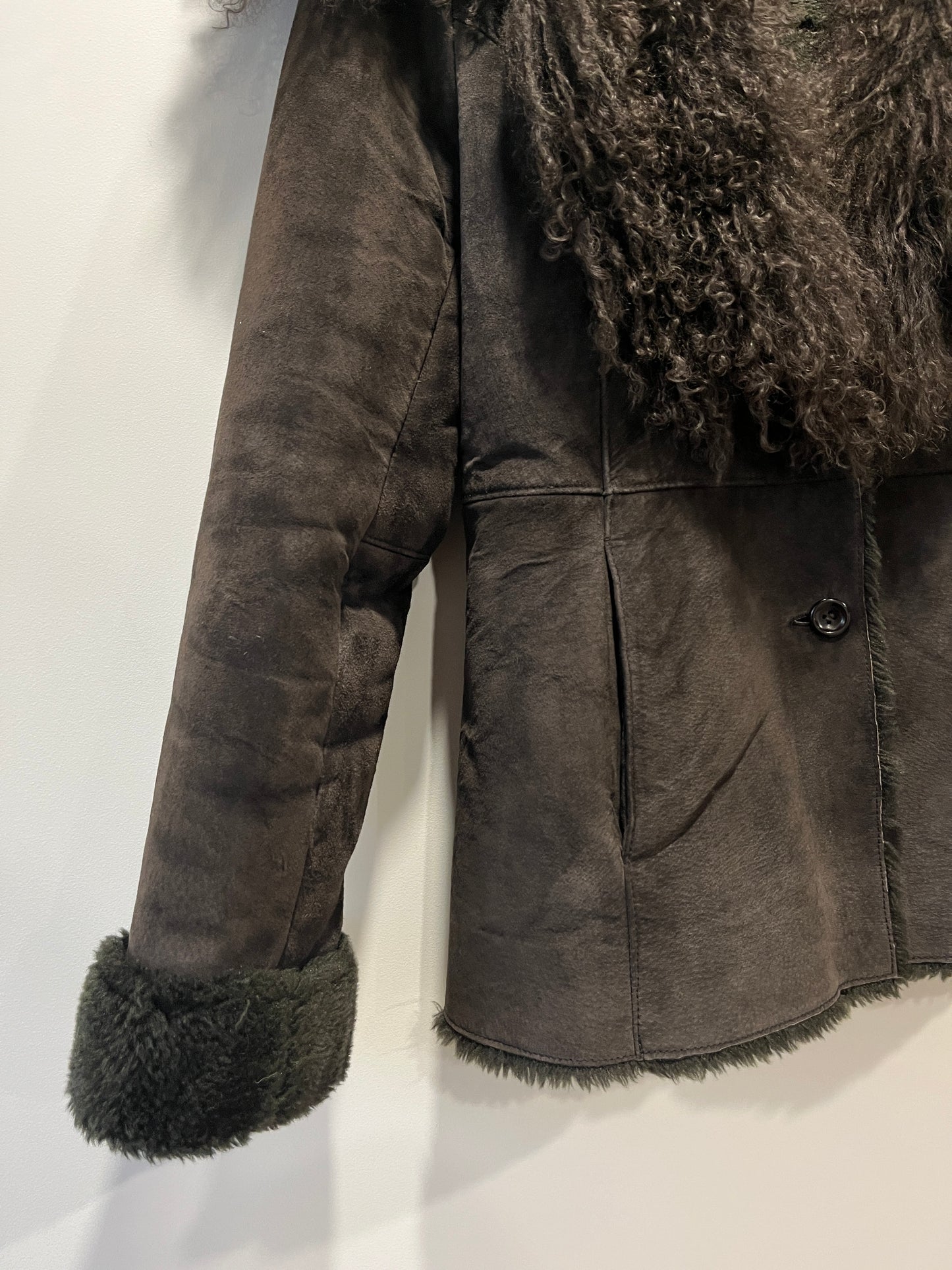 Veste style Afghan grise foncé