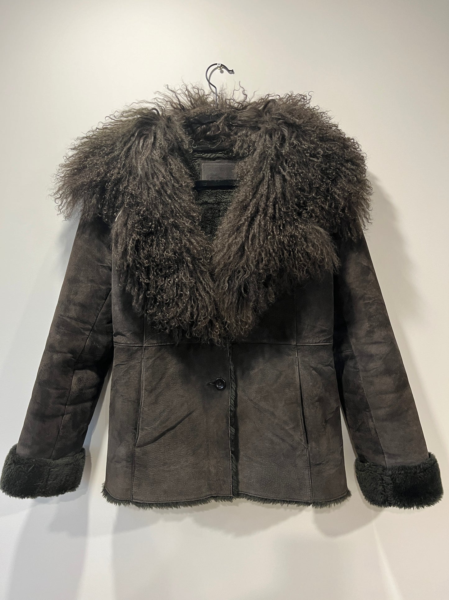 Veste style Afghan grise foncé