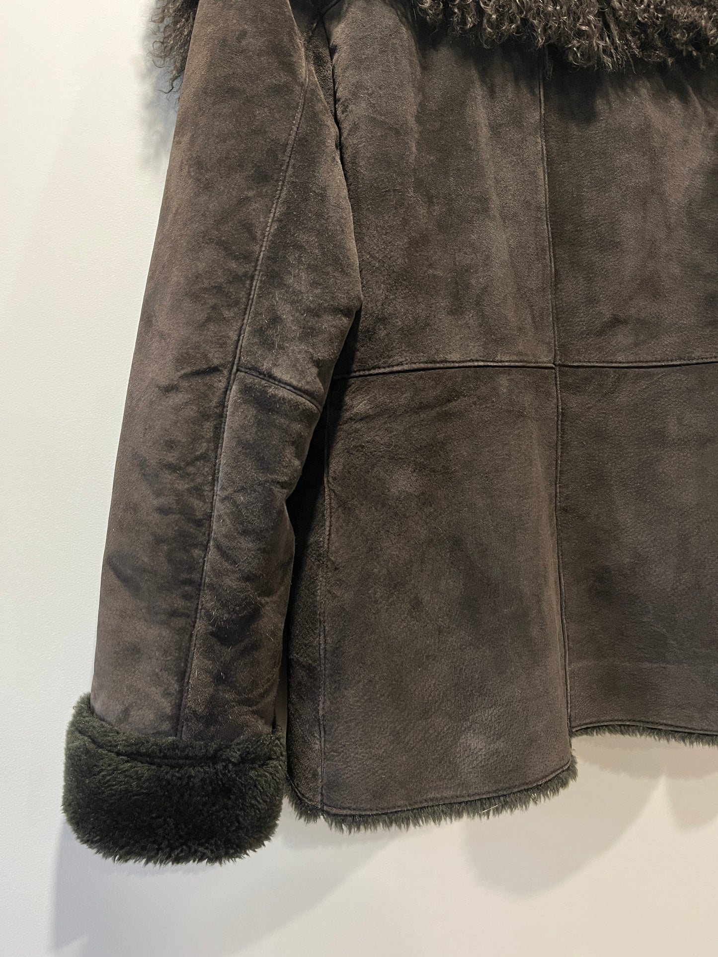 Veste style Afghan grise foncé