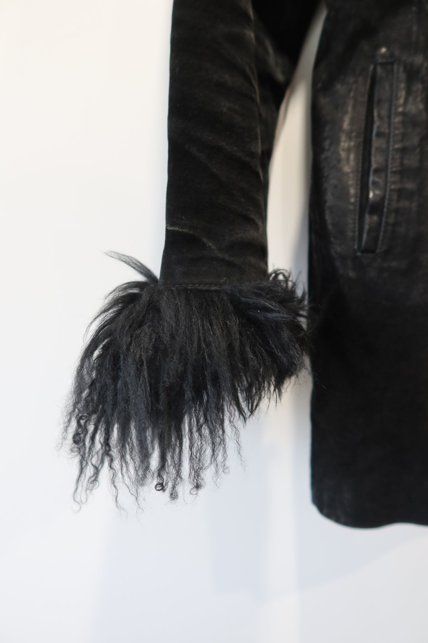 Manteau Afghan noir