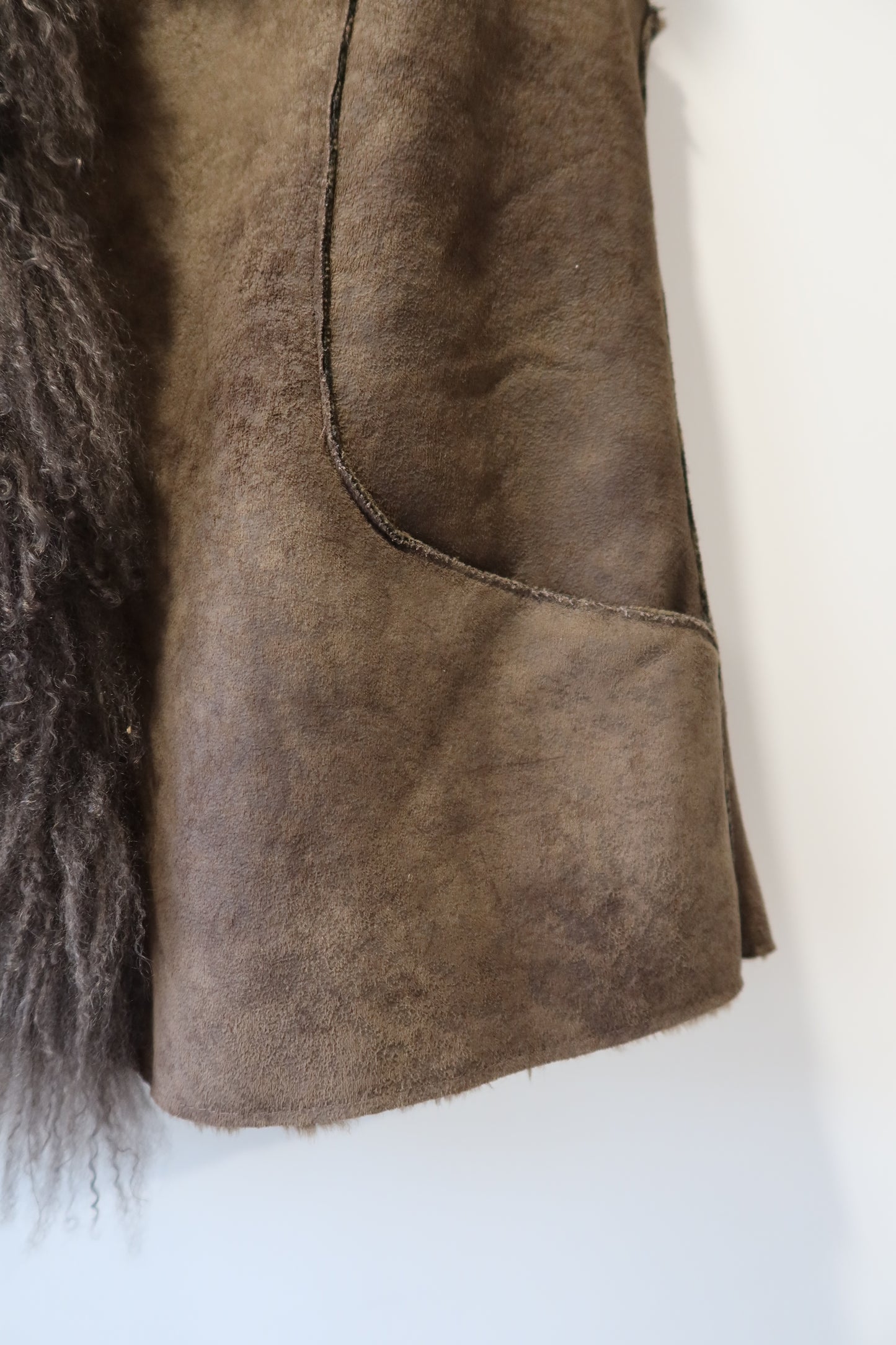 Gilet sans manches Afghan gris