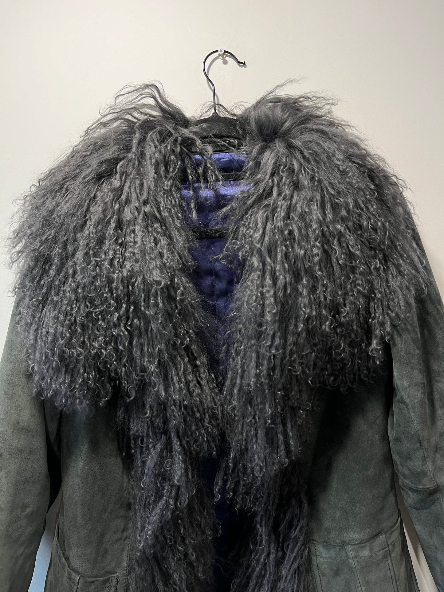 Manteau Afghan gris foncé
