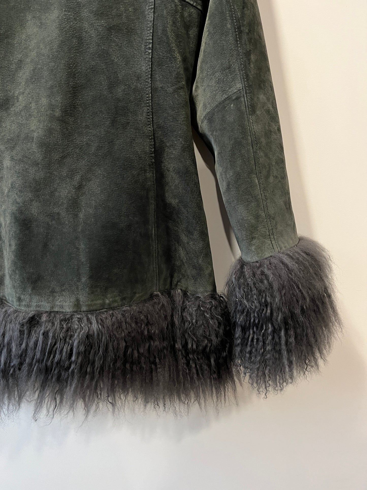 Manteau Afghan gris foncé