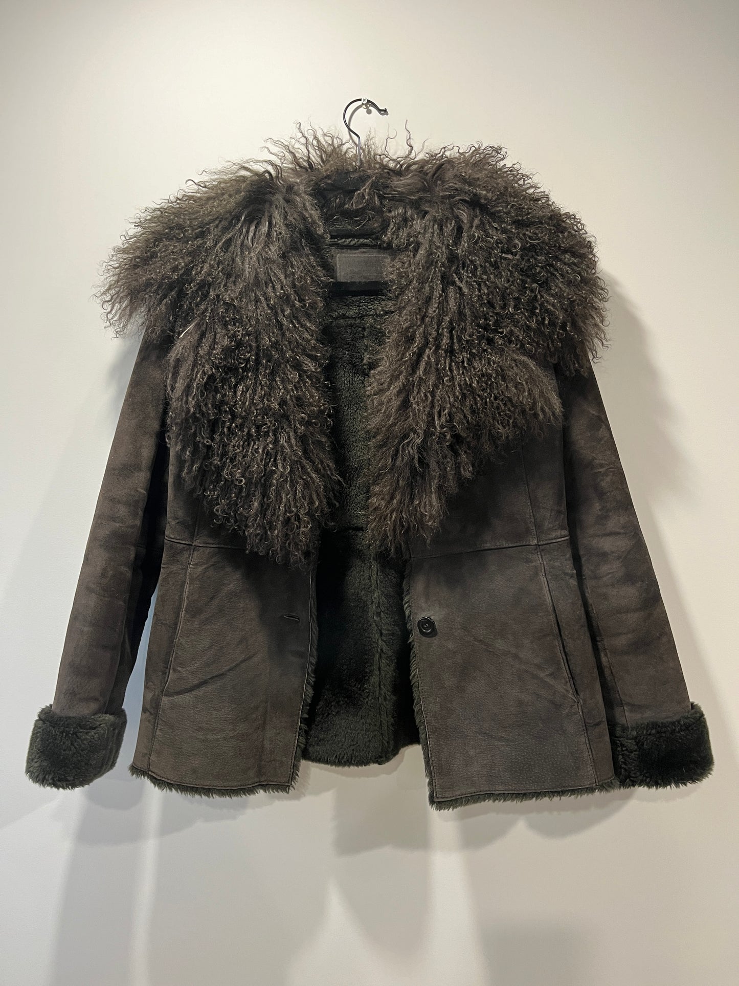 Veste style Afghan grise foncé