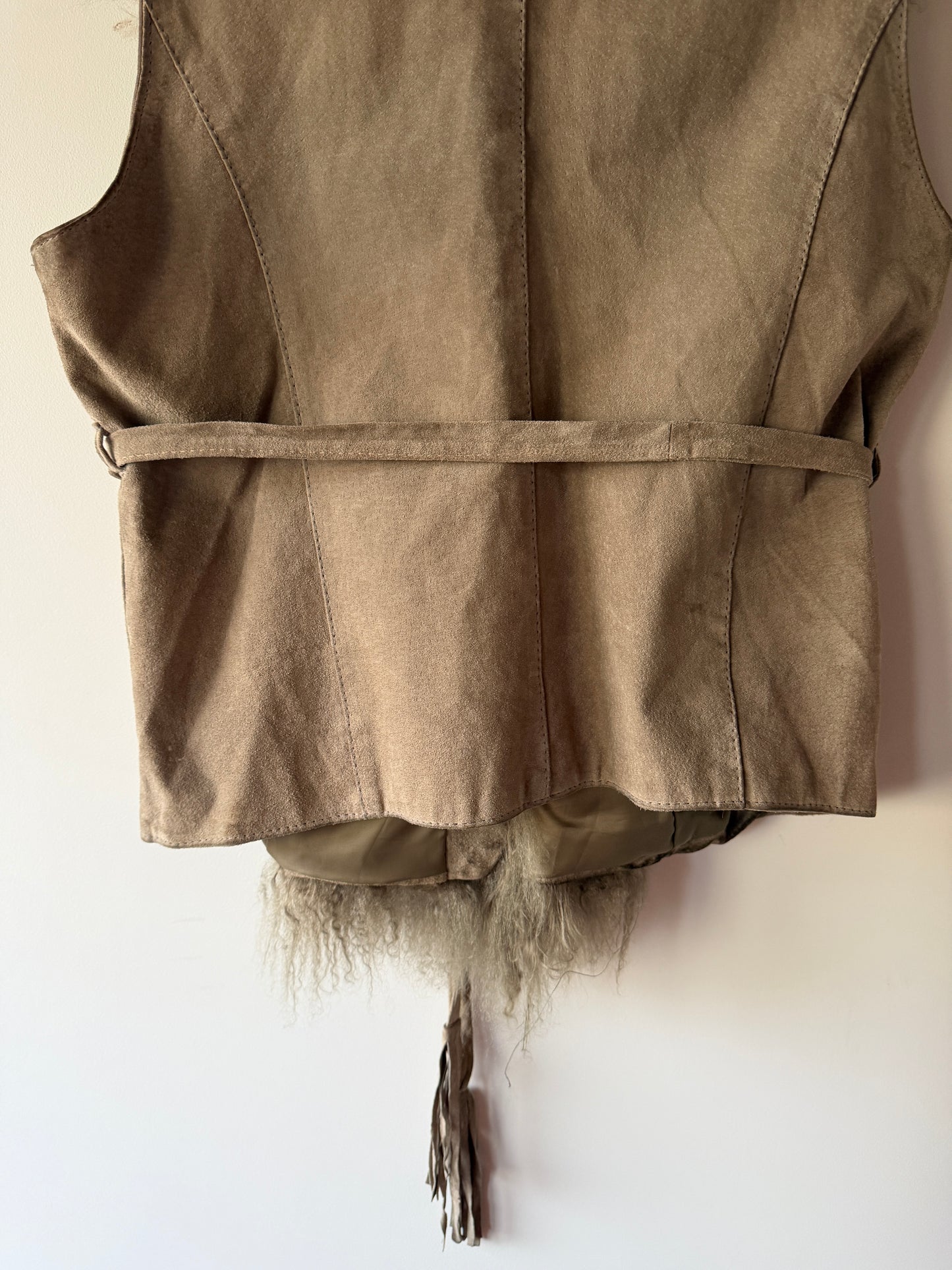 Gilet sans manches Afghan gris