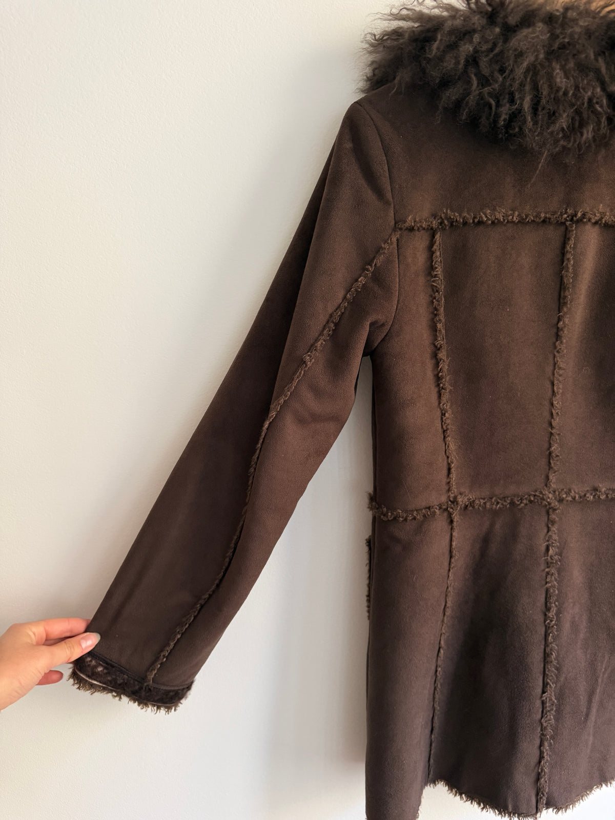 Manteau Afghan marron