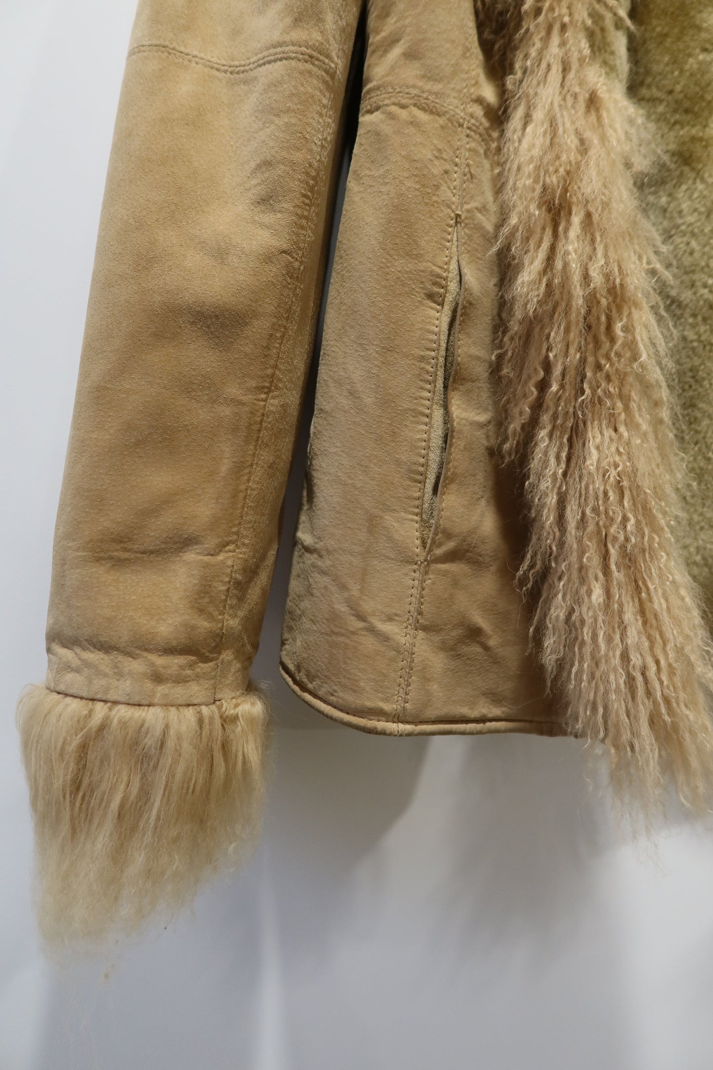 Veste style Afghan beige