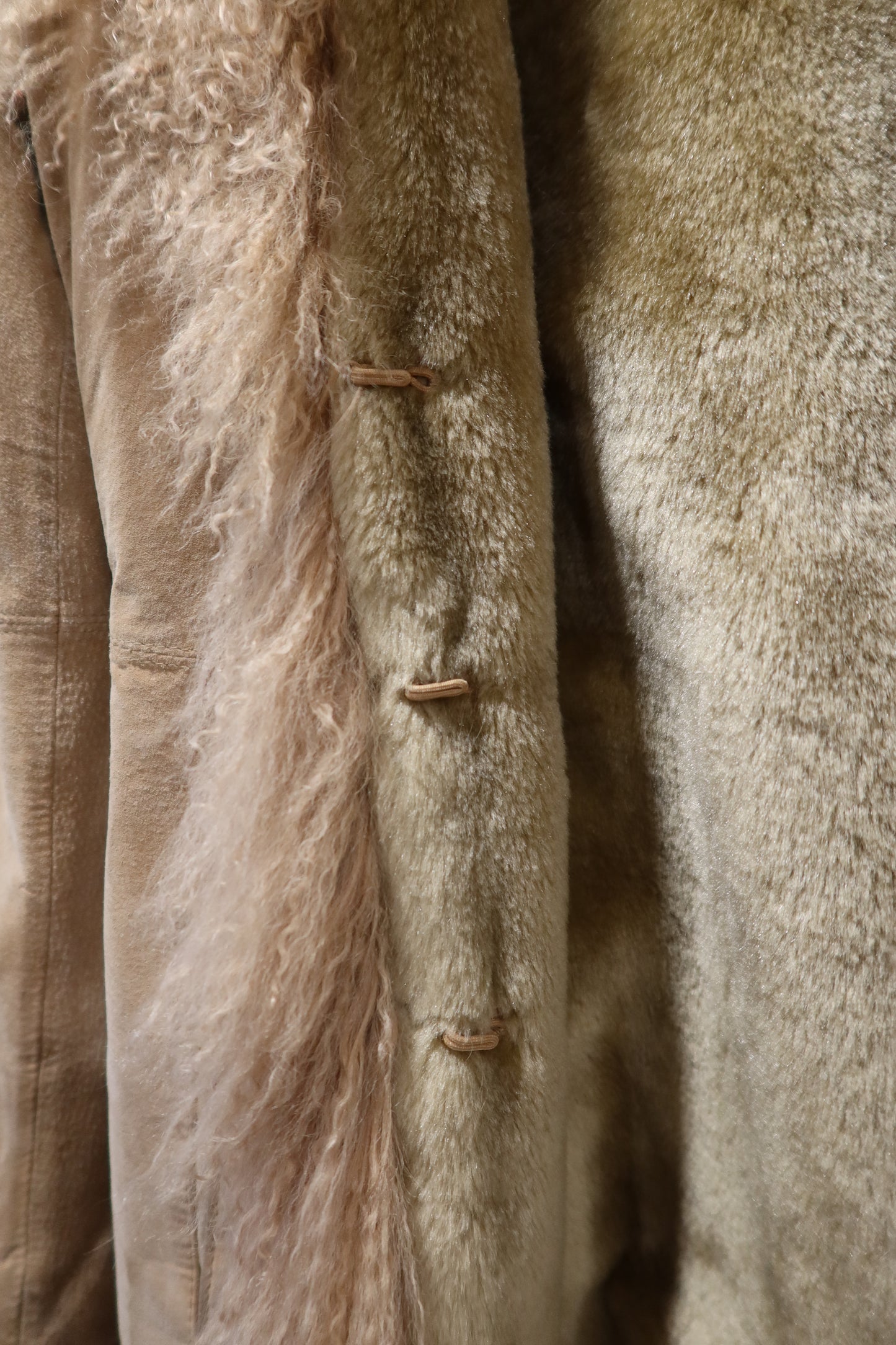 Veste style Afghan beige
