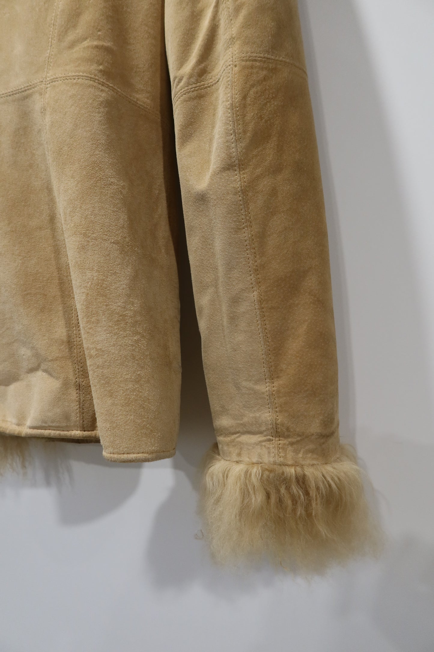 Veste style Afghan beige
