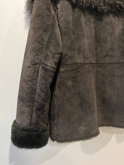 Veste style Afghan grise foncé
