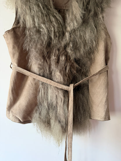 Gilet sans manches Afghan gris