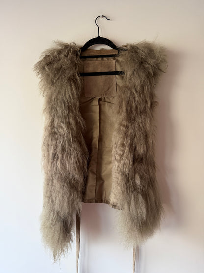 Gilet sans manches Afghan gris