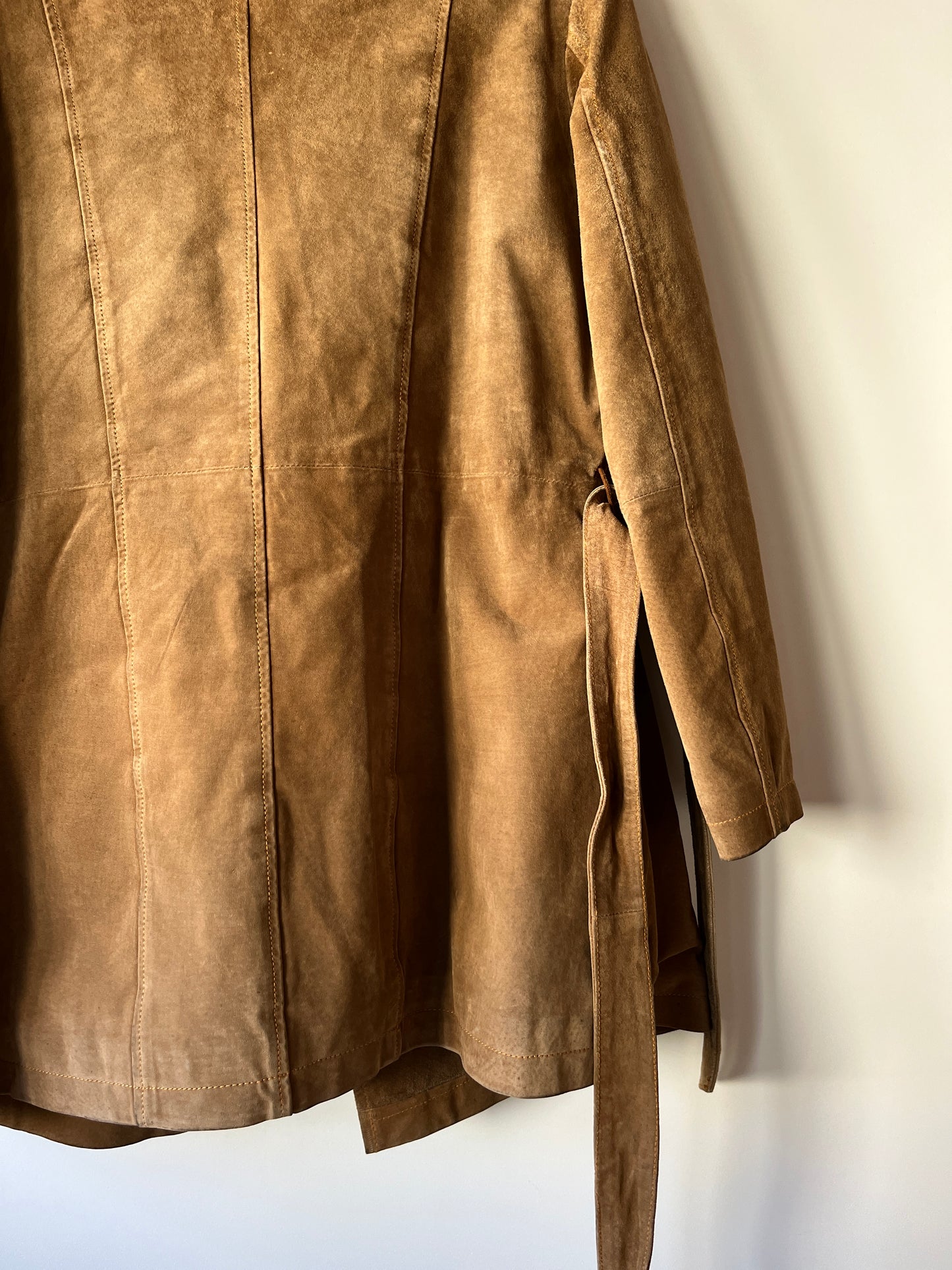 Manteau Afghan mi-long camel