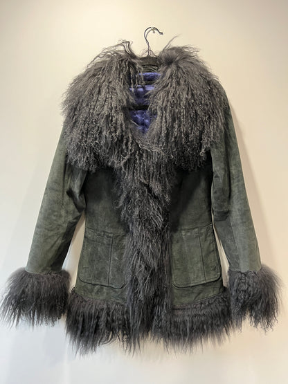 Manteau Afghan gris foncé