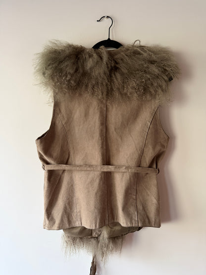 Gilet sans manches Afghan gris