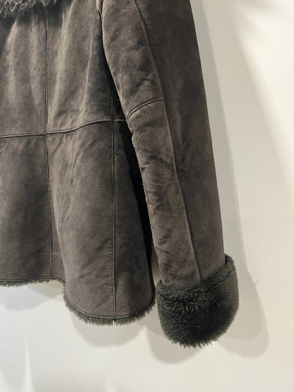 Veste style Afghan grise foncé