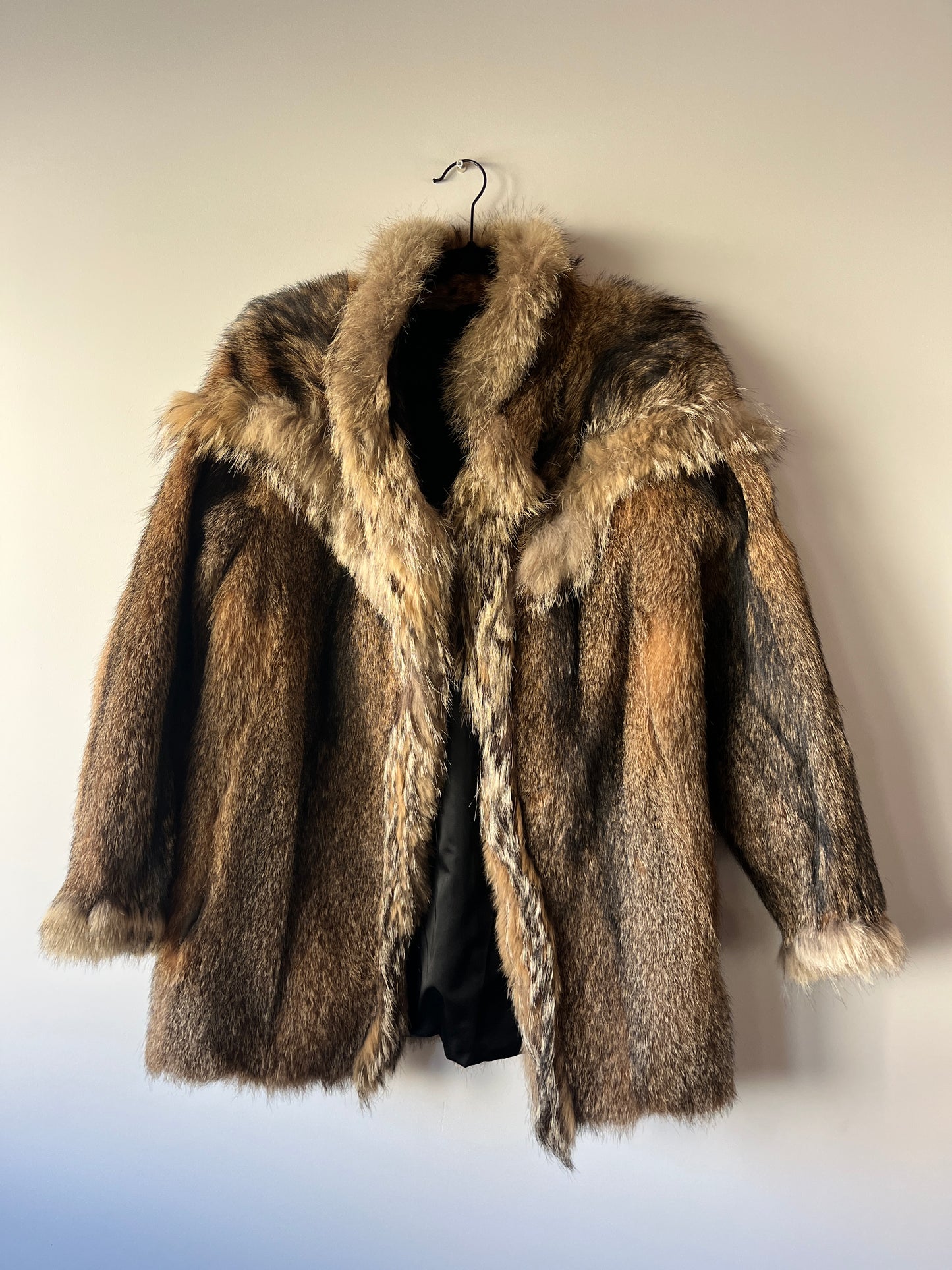 Manteau en fourrure fauve