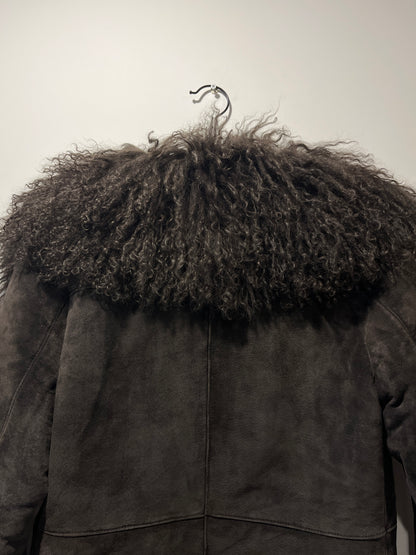 Veste style Afghan grise foncé