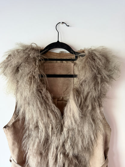 Gilet sans manches Afghan gris