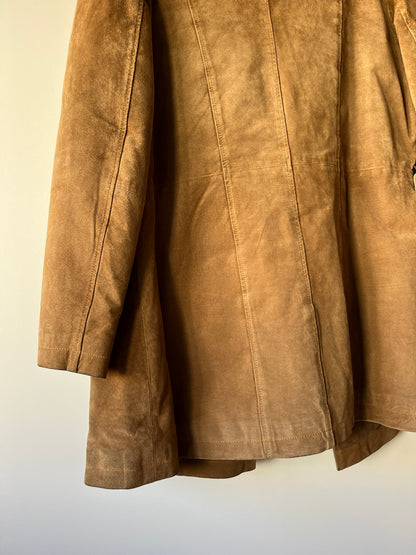 Manteau Afghan mi-long camel