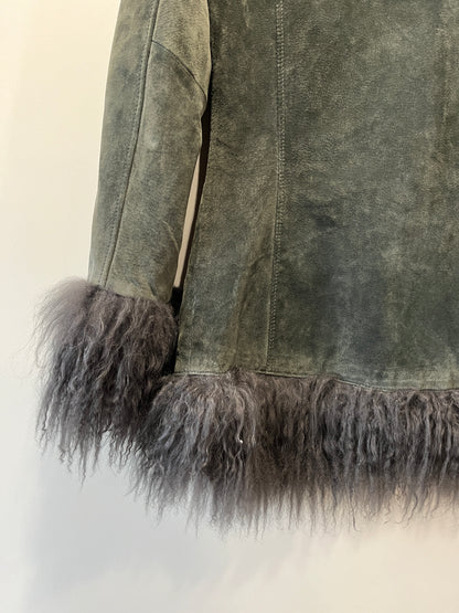Manteau Afghan gris foncé