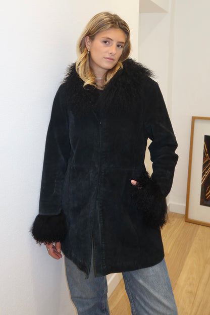 Manteau Afghan noir