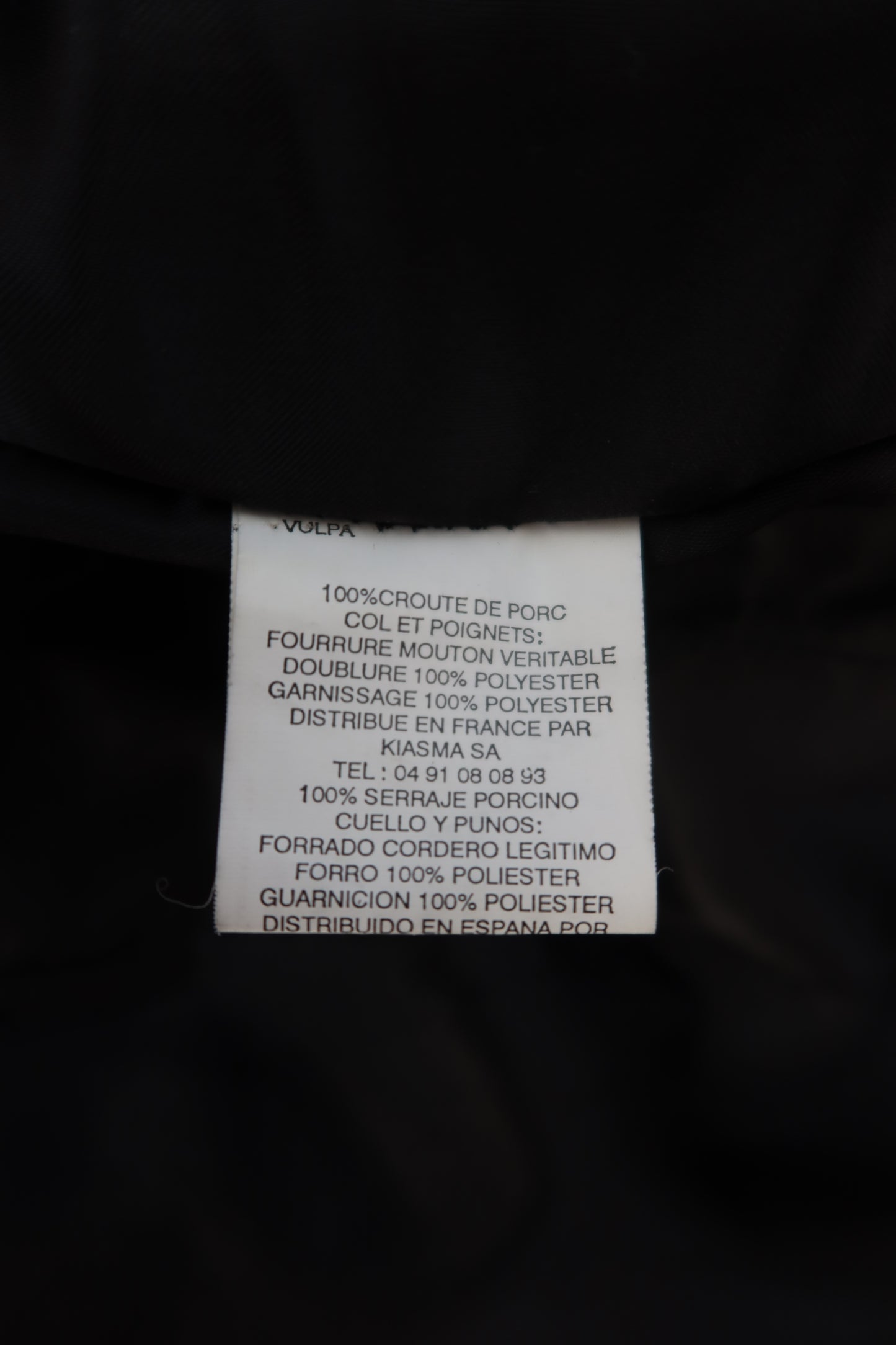 Manteau Afghan noir