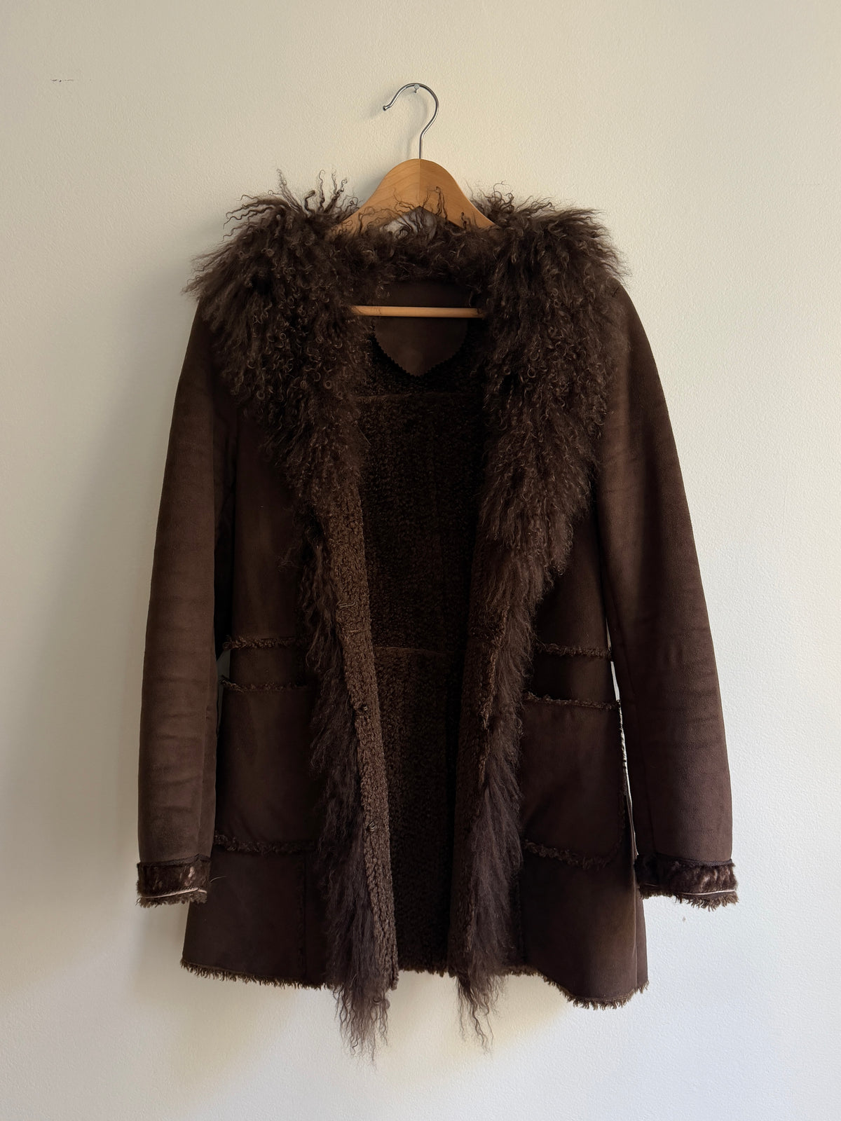 Manteau Afghan marron