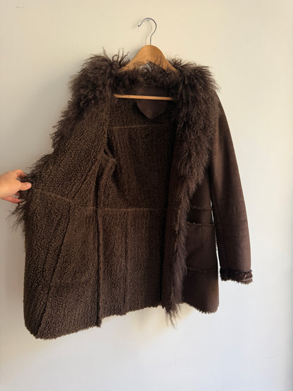 Manteau Afghan marron