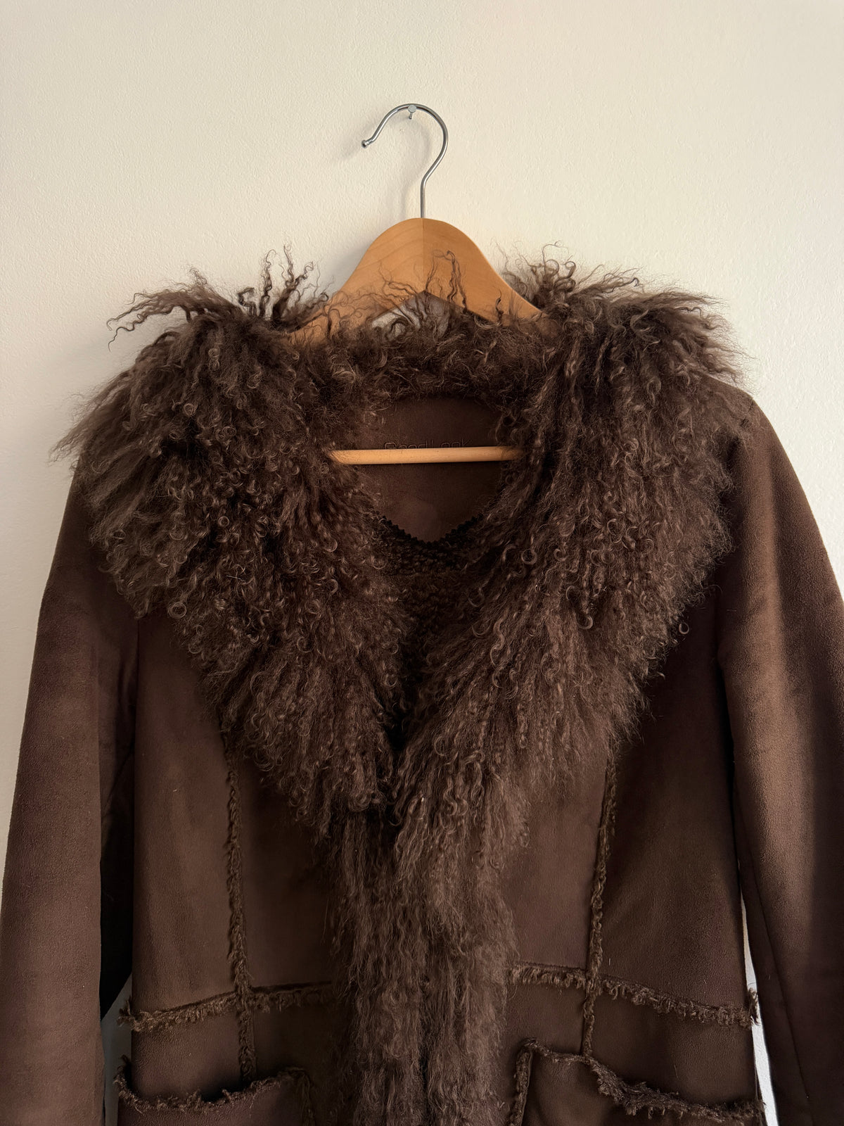 Manteau Afghan marron