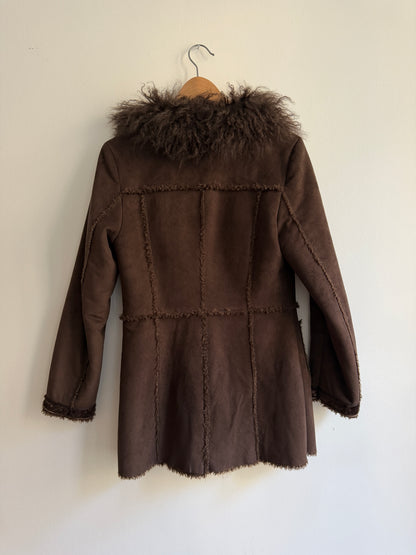 Manteau Afghan marron