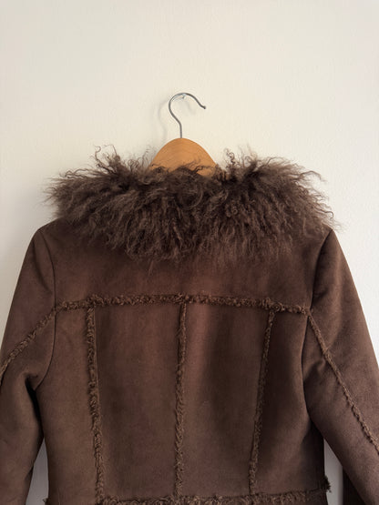 Manteau Afghan marron