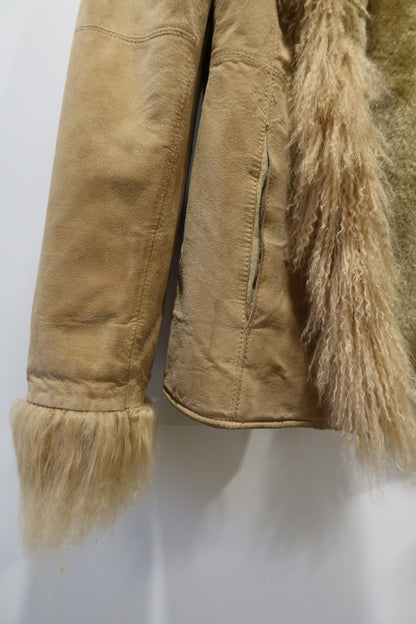 Veste style Afghan beige